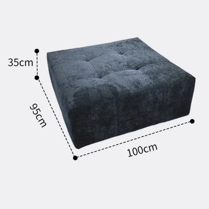 Full Sponge Compressed Fabric Sofa Modern Simple Living Room Couch Tofu Block Sofa Small Apartment Straight Row Combination Sofa
