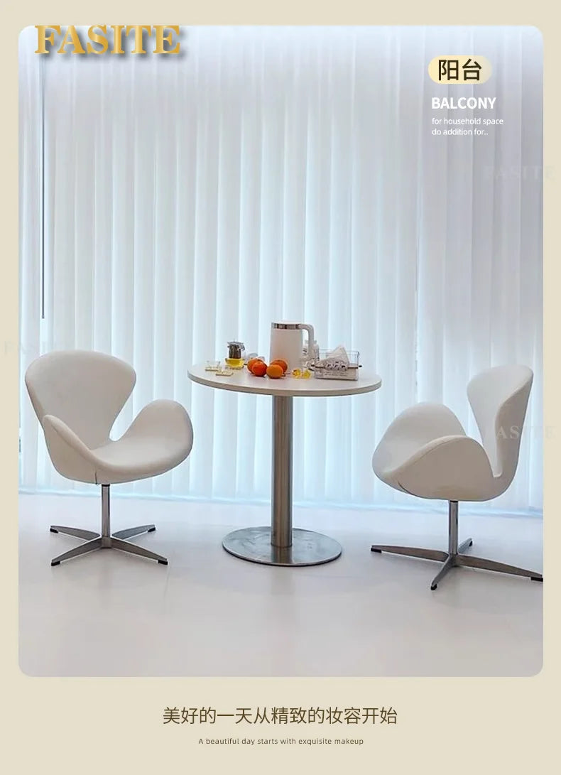 New Computer Chair, Home Bedroom Girls Makeup Chair, Comfortable Sedentary Dressing Table Stool, Sherpa Lift Swivel Chair