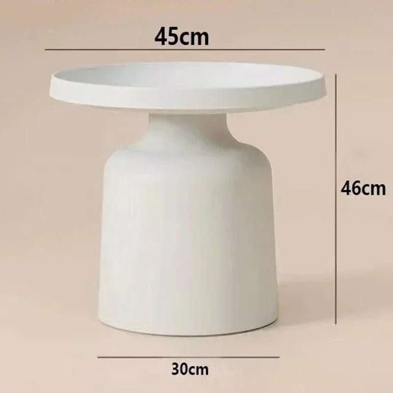 Circular Coffee Tables Nordic Living Room Center Table Modern Side Tea Table Portable Simple Bedroom Nightstand Home Furniture