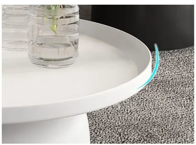 Circular Coffee Tables Nordic Living Room Center Table Modern Side Tea Table Portable Simple Bedroom Nightstand Home Furniture