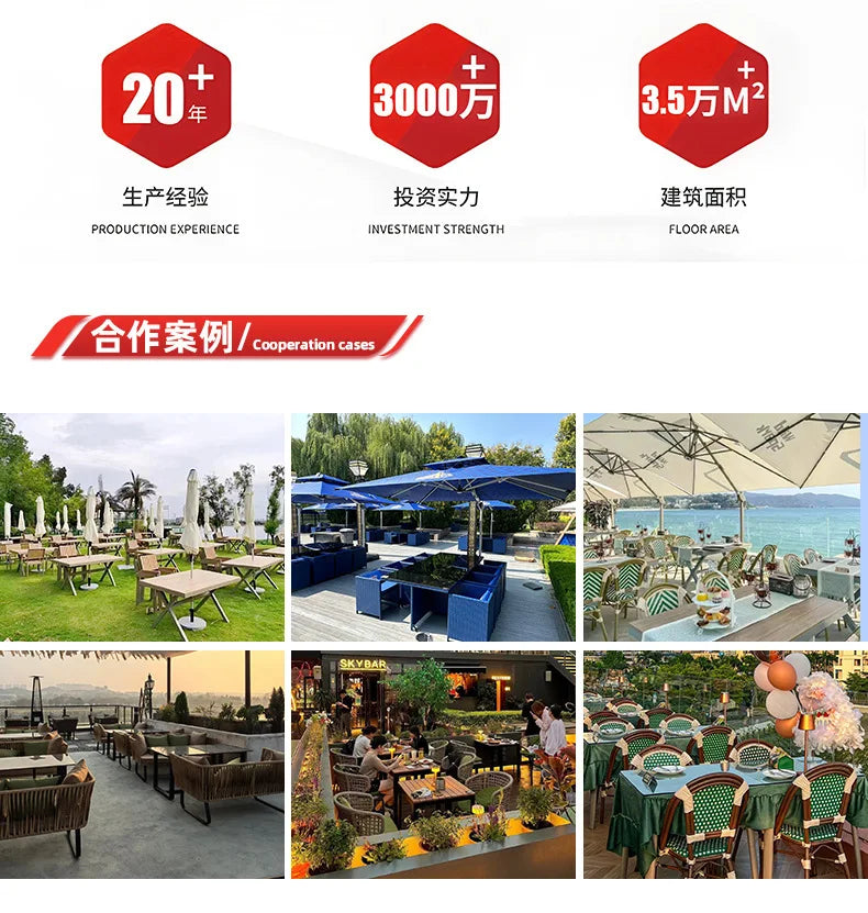 Outdoor rattan sofa combination courtyard terrace  waterproof sun protection outdoor garden rattan sofa furniture