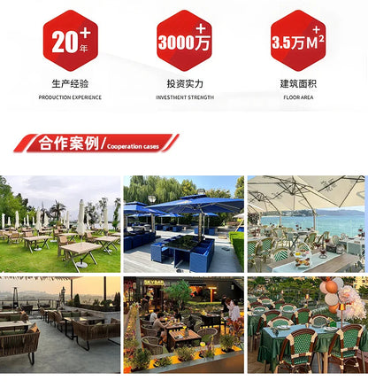 Outdoor rattan sofa combination courtyard terrace  waterproof sun protection outdoor garden rattan sofa furniture