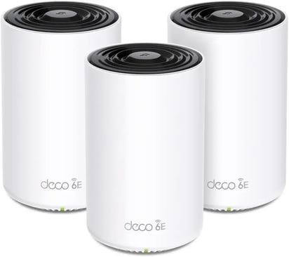 NEW  Deco AXE5400 Tri-Band WiFi 6E Mesh System – Wi-Fi up to 7200 Sq.Ft, Engadget Rated Best Mesh For Most People, Replaces W