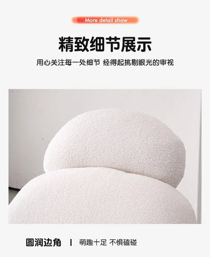 Back Support Pink Chairs Modern Cute Designer Nordic Chair Lounge Recliner Luxury Sillones Modernos Para Sala Home Furniture