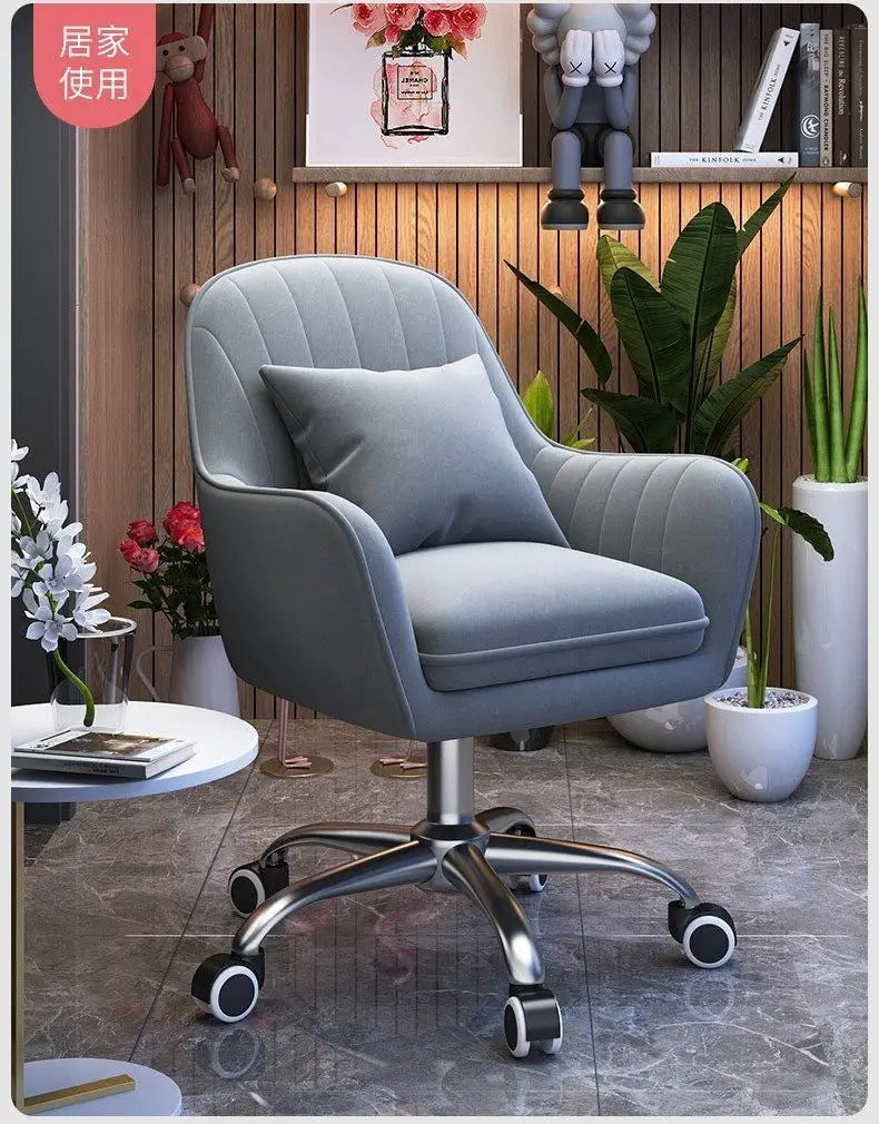 Ergonomic Swivel Computer Office Chair Lift Adjustable, Comfortable Back Support for Bedroom Dorm Study