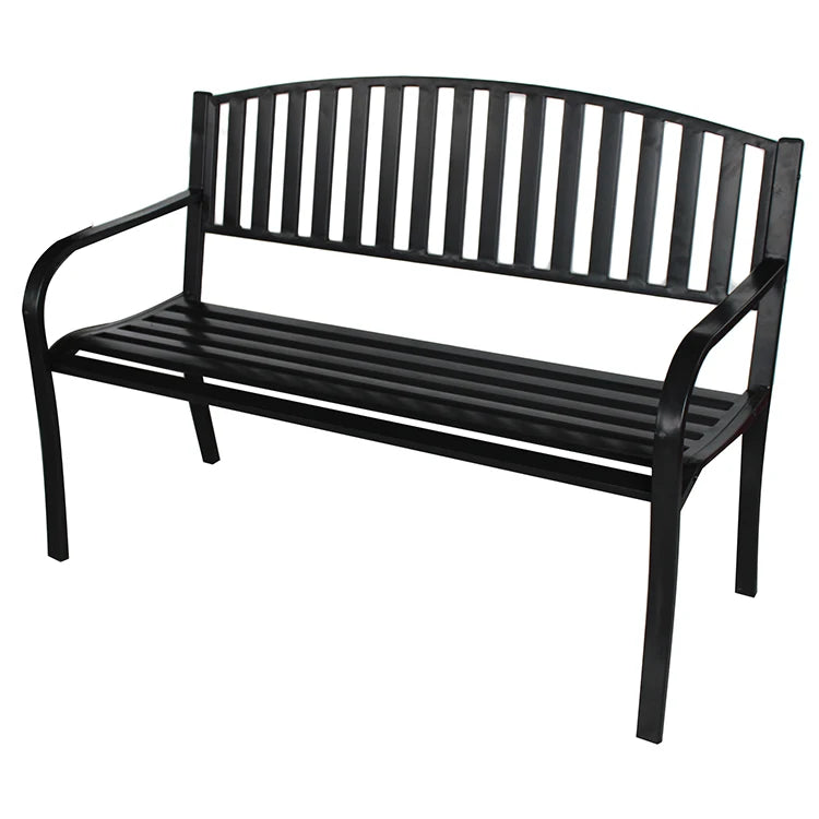 New Trend Backyard Modern Outdoor Bench Outdoor Garden Iron Bench