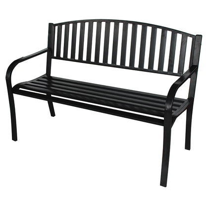 New Trend Backyard Modern Outdoor Bench Outdoor Garden Iron Bench