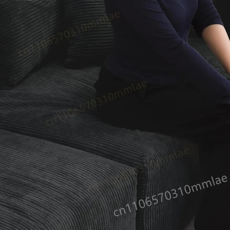 181" Oversized Compressed Sofa Boneless Couch Modular Sofas for Living Room Huge 4-Seats Sectional Couches with Chaise