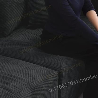 181" Oversized Compressed Sofa Boneless Couch Modular Sofas for Living Room Huge 4-Seats Sectional Couches with Chaise