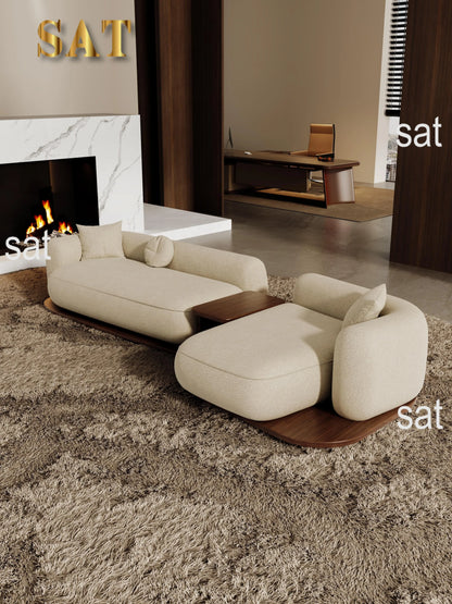 #Modern Modular Sectional Sofa for Living Room Cloud Soft Fabric Comfy Sleeper Couch Customizable Home Furniture