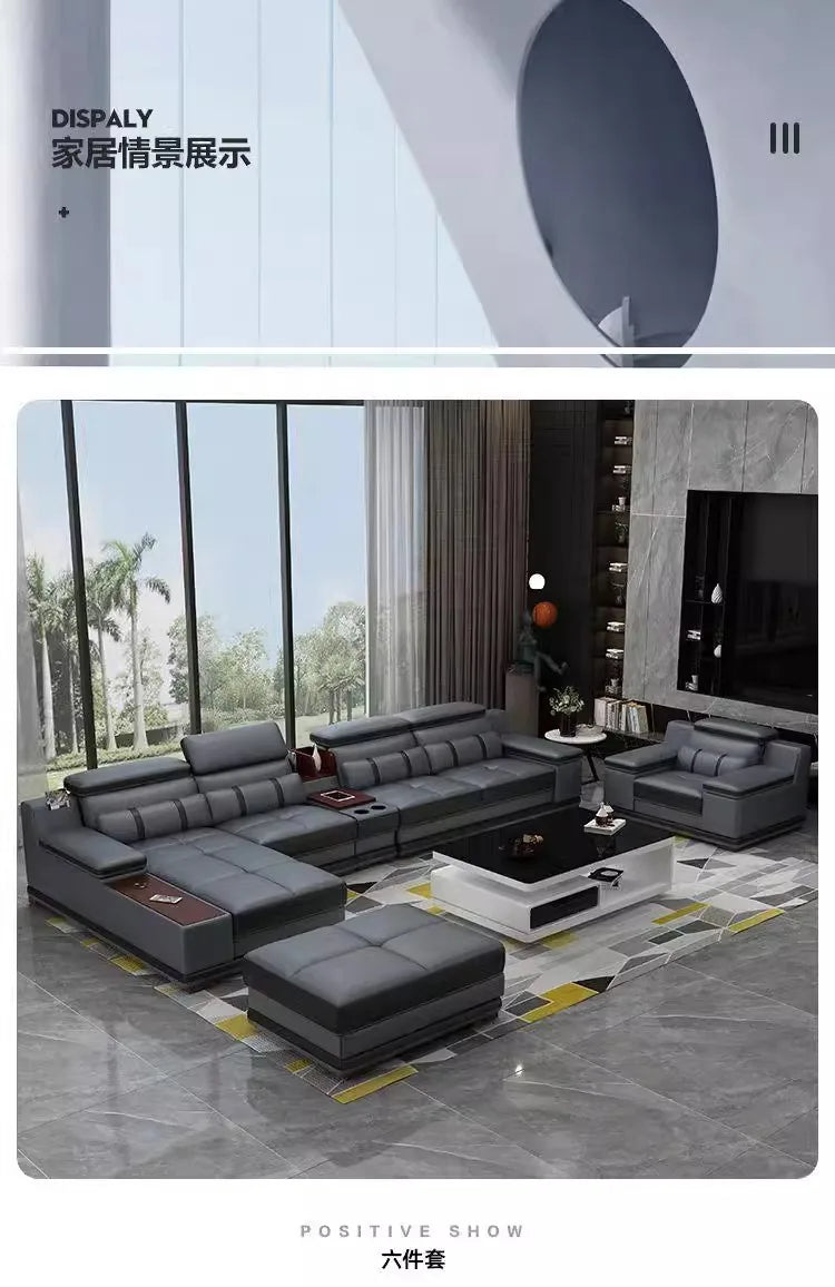 Large Size Lazy Living Room Sofas Leather Relaxing Modern Cheap Lounge Living Room Sofas Luxury Koltuk Takımı Home Decoration