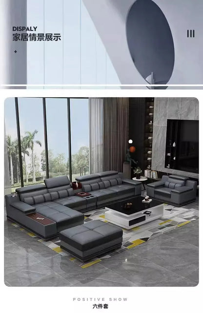 Large Size Lazy Living Room Sofas Leather Relaxing Modern Cheap Lounge Living Room Sofas Luxury Koltuk Takımı Home Decoration