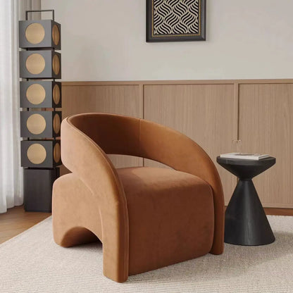 Nordic design single sofa modern minimalist light luxury living room balcony leisure tiger chair  FT