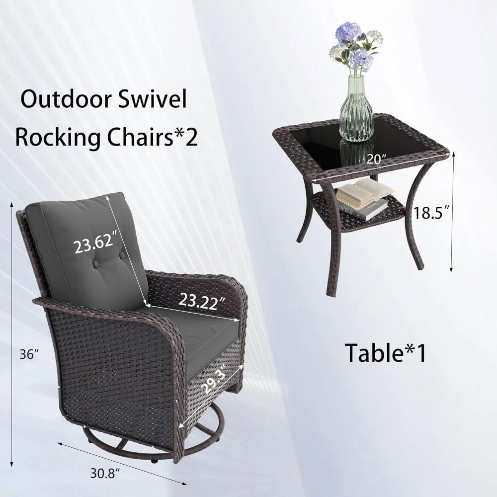 all-weather outdoor patio furniture set: sectional sofa in pe wicker for modular conversation areas