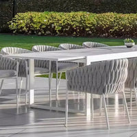 Office Restaurant Garden Chairs Hotel Leisure Simplicity Modern Garden Chairs Homestay Aluminum Furniture Silla De Jardín MHSF