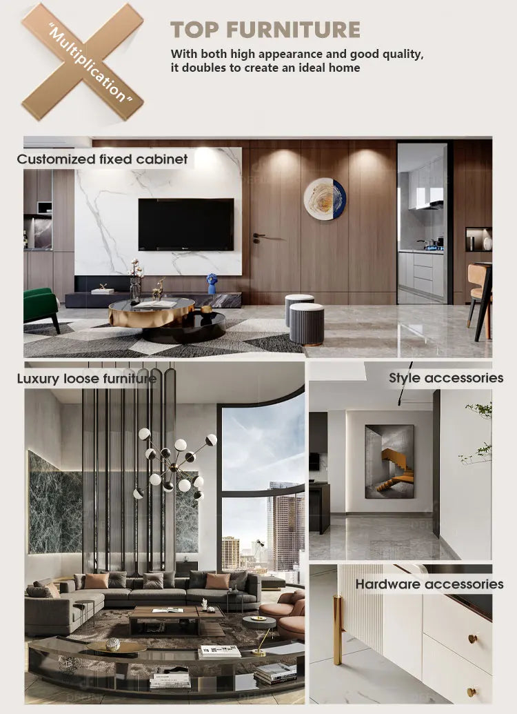 Complete Living Room Package Elegant Sofa Design with Matching Furniture Living Room Set for Home