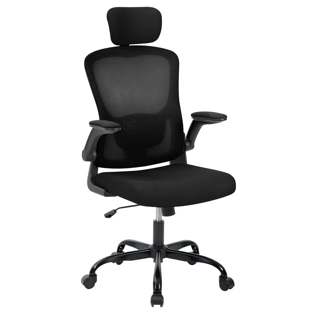 Office Computer Desk Chair Ergonomic Office Chair High-Back Mesh Home Office Chair With Adjustable Headrest And Lumbar Support