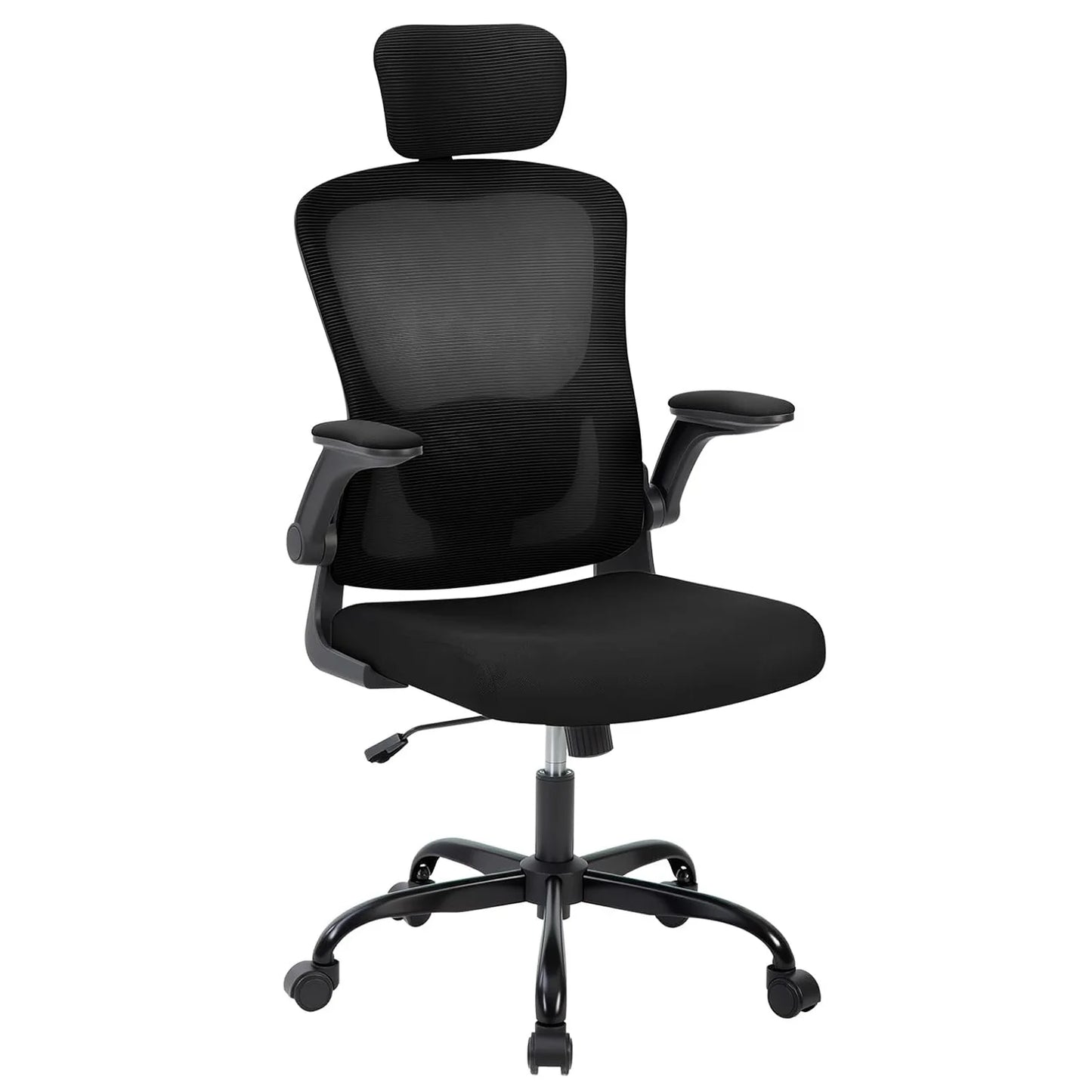 Office Computer Desk Chair Ergonomic Office Chair High-Back Mesh Home Office Chair With Adjustable Headrest And Lumbar Support
