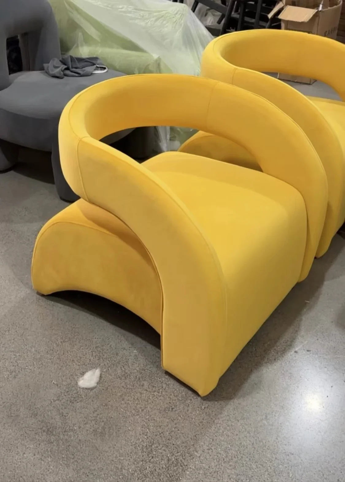 Nordic design single sofa modern minimalist light luxury living room balcony leisure tiger chair  FT