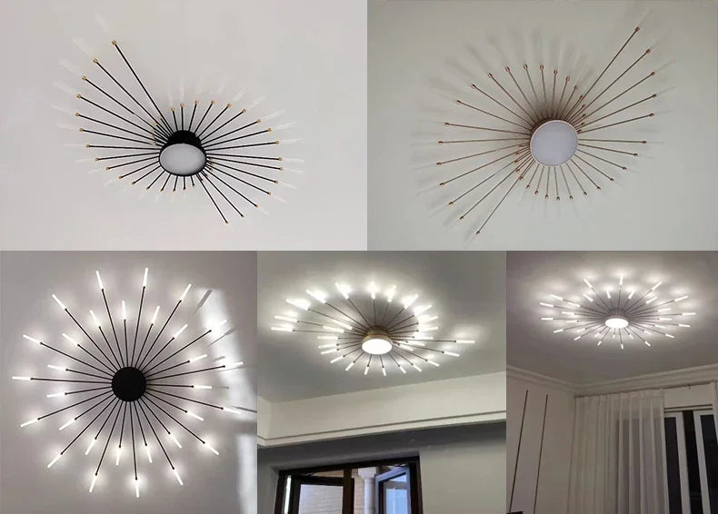 Creative LED Ceiling Lamp Modern Living Room Lights Nordic Home Decor Dining Bedroom Lighting Lustre Indoor Ceiling Pendant Lamp