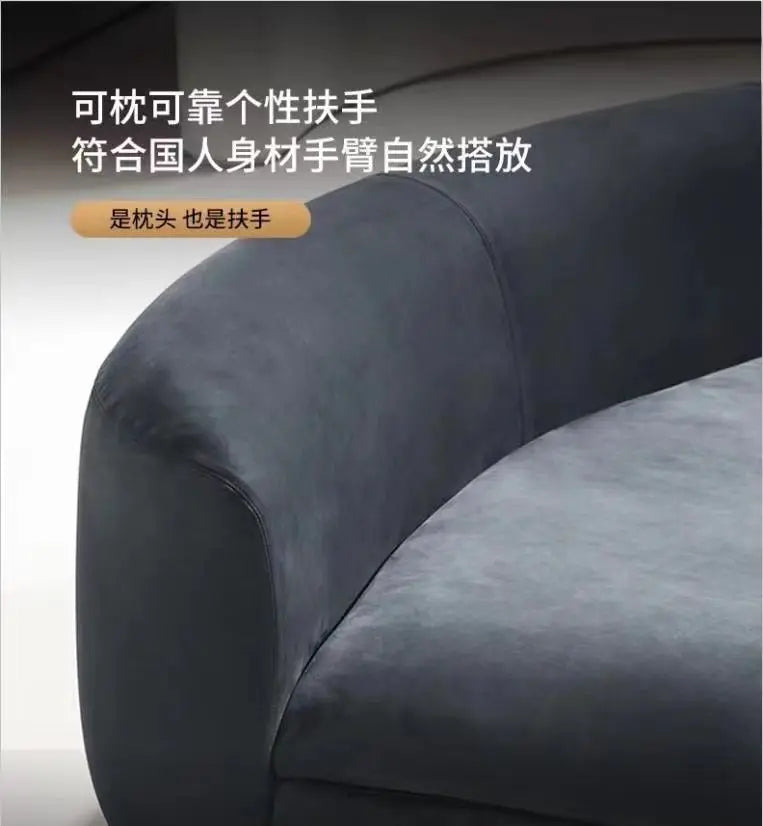 JC Semicircular Curved Special-shaped Sofa, Resting Area, Reception, Beauty Salon Office, Hotel Lobby, Sales Office,