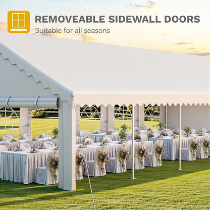 20×40FT Party Tent Outdoor Heavy Duty Wedding Event Shelters, Customized