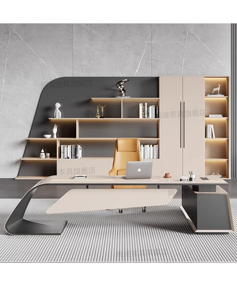 Factory Promotion Computer Desks Work Creativity Creativity Conference Office Desk Reception Secretary  Desk  Unique Designer