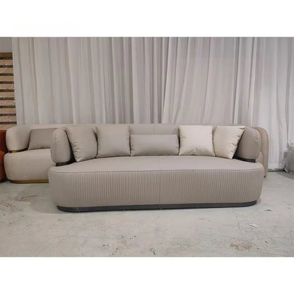 Style Modern Luxury Leather Sofa Set Furniture Genuine Leather Sofa Set for Living Room