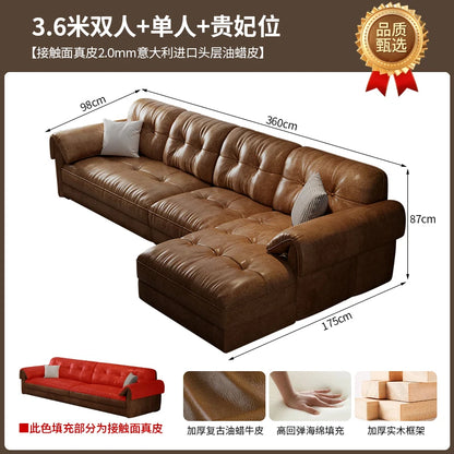 Leather Corner Living Room Sofas Armchair Minimalist Lazy Lounge Living Room Sofas Hallway Designer Muebles Postmodern Furniture