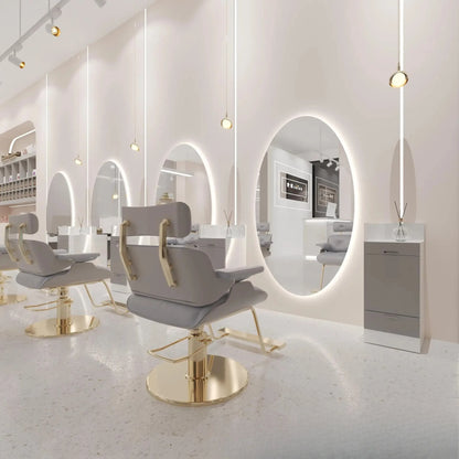 Beauty Barber Shop Mirror Frameless Barber Shop Internet celebrity hair salon