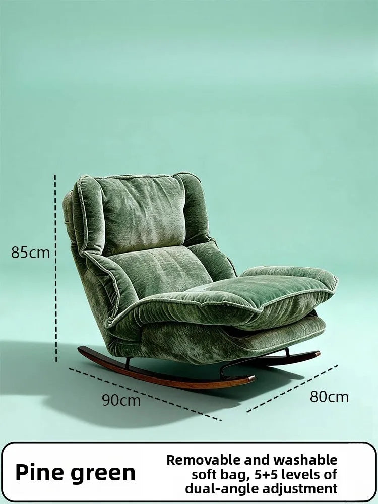 Soft Fabric Single Leisure Sofas Adjustable Recliner Balcony Livingroom Multi-functional Lazy Sofa Home Furniture 거실 소파