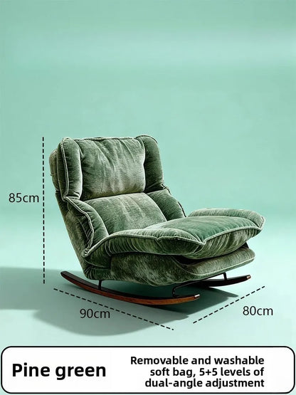 Soft Fabric Single Leisure Sofas Adjustable Recliner Balcony Livingroom Multi-functional Lazy Sofa Home Furniture 거실 소파