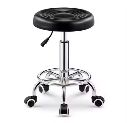 Adjustable Height Swivel Medical Clinic Classic Style Tattoo Spa Salon Barber Shop Stool Chair With Wheels