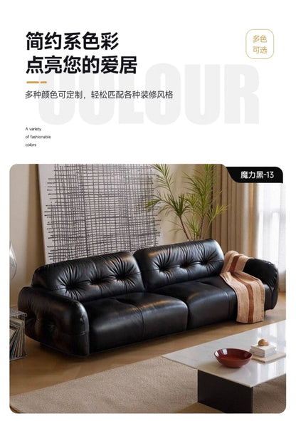 200 220 240 260 280 300 320 340 360 380 400 cm Luxury cowhide genuine leather sofa couch living room sofas Armchair furniture