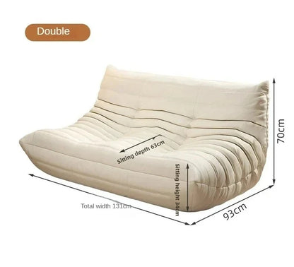 Caterpillar Sofa Designer, Two Person Lazy Leisure Chair, Three Person Small-sized Sofa