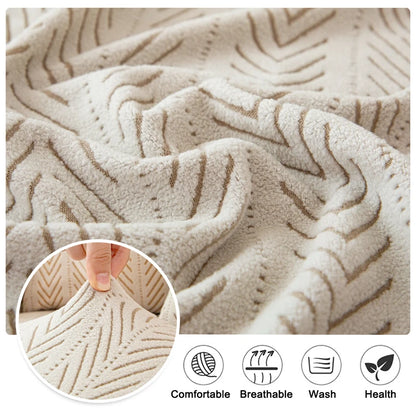 Jacquard Sofa Covers for Living Room Stretch Couch Cover Pets Dogs Friendly Anti Slip Thickened Slipcovers Furniture Protector