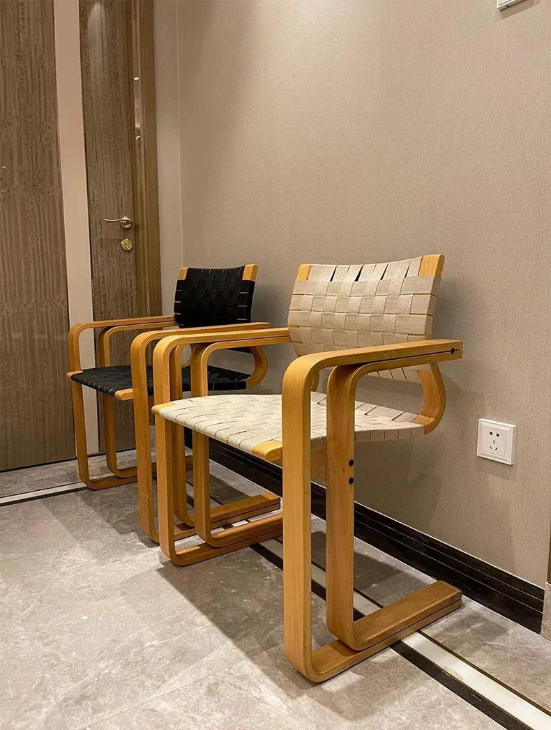 Solid Wood Antique Woven Chairs, Nordic Living Room Chairs, Designer Armrests, Dining Chairs, Home Retro Desks, Backrests, Chair