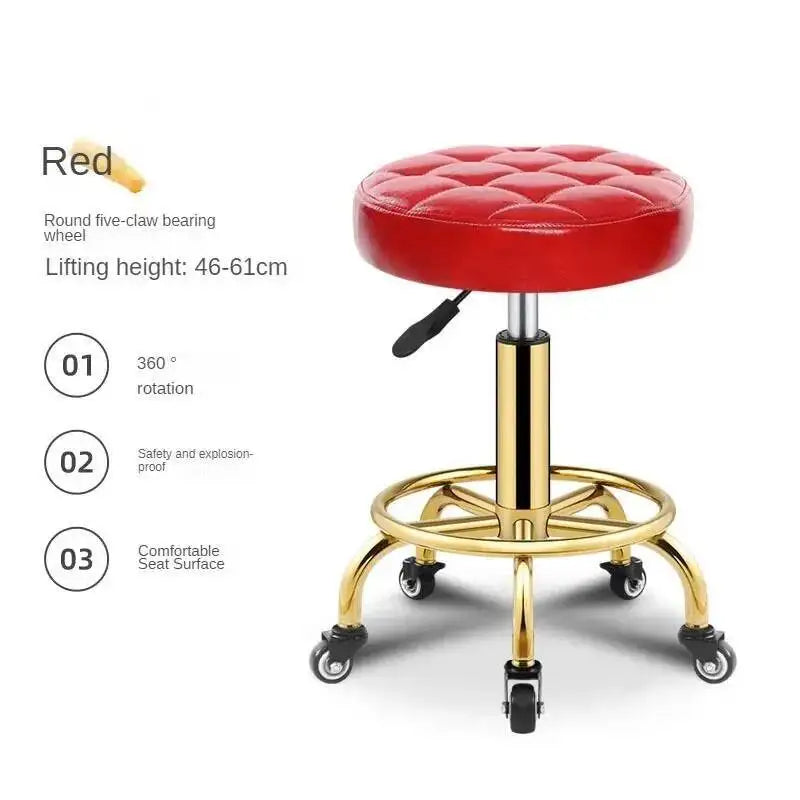 Salon Metal Modern Salon Rotating Office Creative Chairs Barber Luxury Chair Beauty Movable Backrest for Chair for Hair Salon