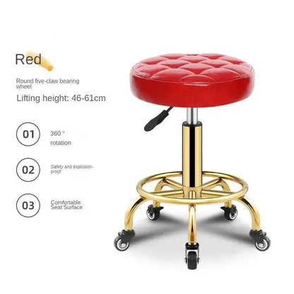 Salon Metal Modern Salon Rotating Office Creative Chairs Barber Luxury Chair Beauty Movable Backrest for Chair for Hair Salon