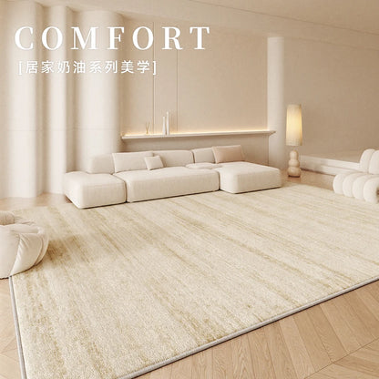 Cream Style Bedroom Decor Carpet Light Luxury Carpets for Living Room Fluffy Soft Art Design Lounge Rug Home Thickened Plush Mat