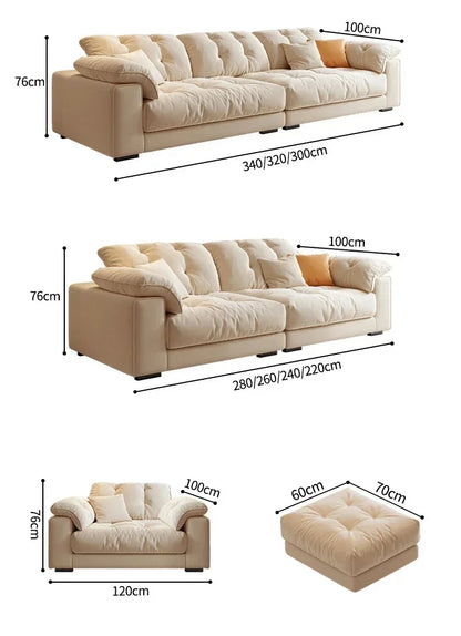 Living Room Set Sofas Office Frameless Armchairs Girls Home The Sets Convertible Frameless Single Couch Modern Air Furniture