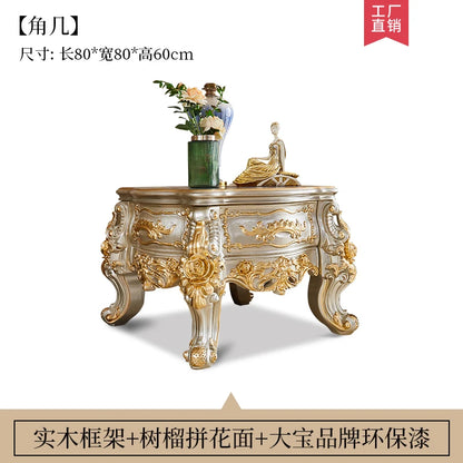 Luxury Couch Living Room Sofa Genuine Leather Solid Wood Living Room Sofa Elegant Europe Canape Salon Home Furniture