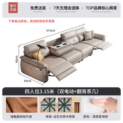 Minimalist Single Electric Sofas Gray European Smart Massage Living Room Sofas Modern Style Sofa Wohnzimmer Furniture For Home