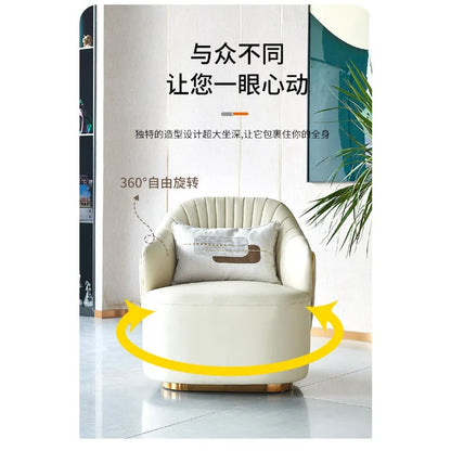 Italian minimalist leisure simple light luxury designer furniture negotiation reception sofa armchair