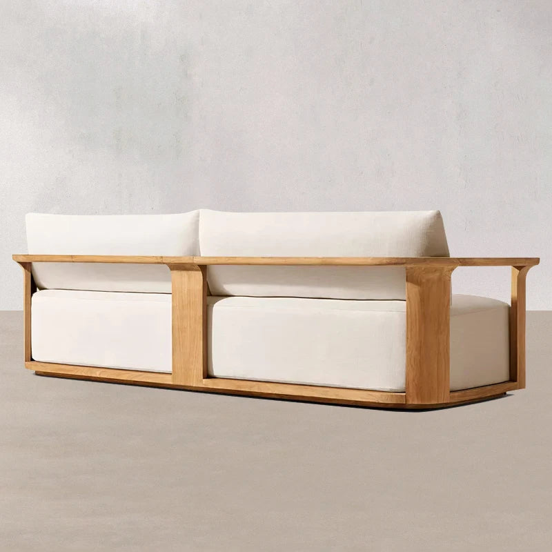 Modern Outdoor Garden Sofa Set Teak Furniture Modern Style Hotel Courtyard Furniture