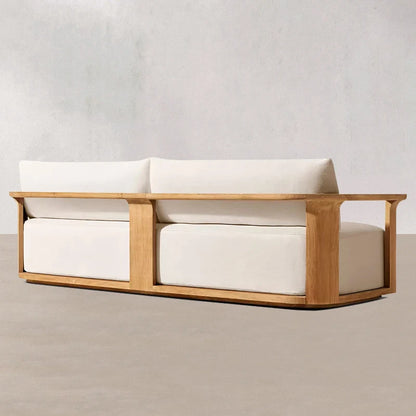 Modern Outdoor Garden Sofa Set Teak Furniture Modern Style Hotel Courtyard Furniture