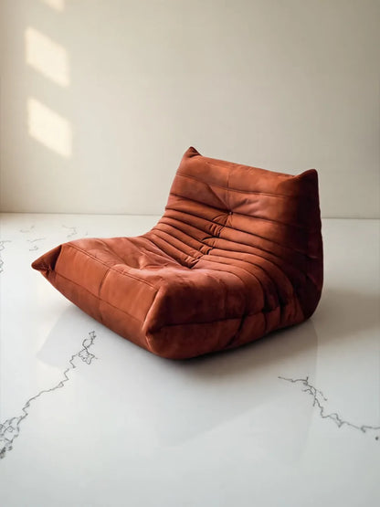 Lounge Bean Bag Chair for Adult Armless Lazy Floor Sofa Fireside Chair for Living Room Gaming Room Bedroom Soft Corduroy Couch