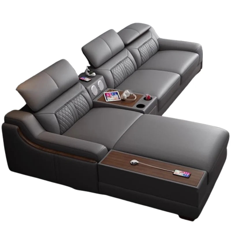 Genuine Leather Modern Sofas Luxury Recliner Comfortable Relax Armchairs Sofas Bedrooms Lazy Sillas Para Sala De Estar Furniture