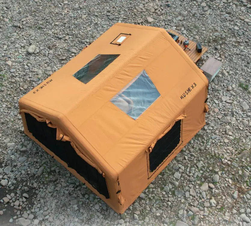 Outdoor Camping Tents for 3-4 People Fully Automatic Inflatable Marquee TC Cotton Camping Site Stargaze Canopies Canvas Marquee