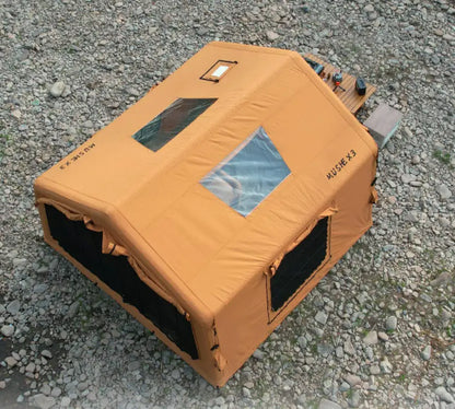Outdoor Camping Tents for 3-4 People Fully Automatic Inflatable Marquee TC Cotton Camping Site Stargaze Canopies Canvas Marquee